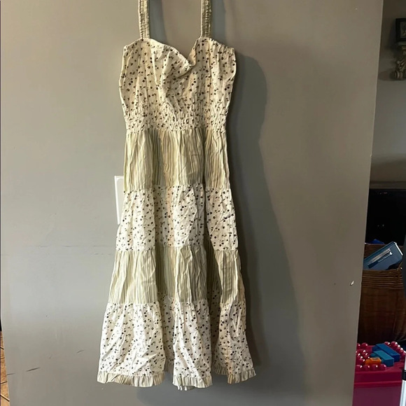 Floral and Striped Maxi Dress - Picture 5 of 5